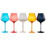Stagioni Stemmed Wine Glassware, NYC, Set of 5