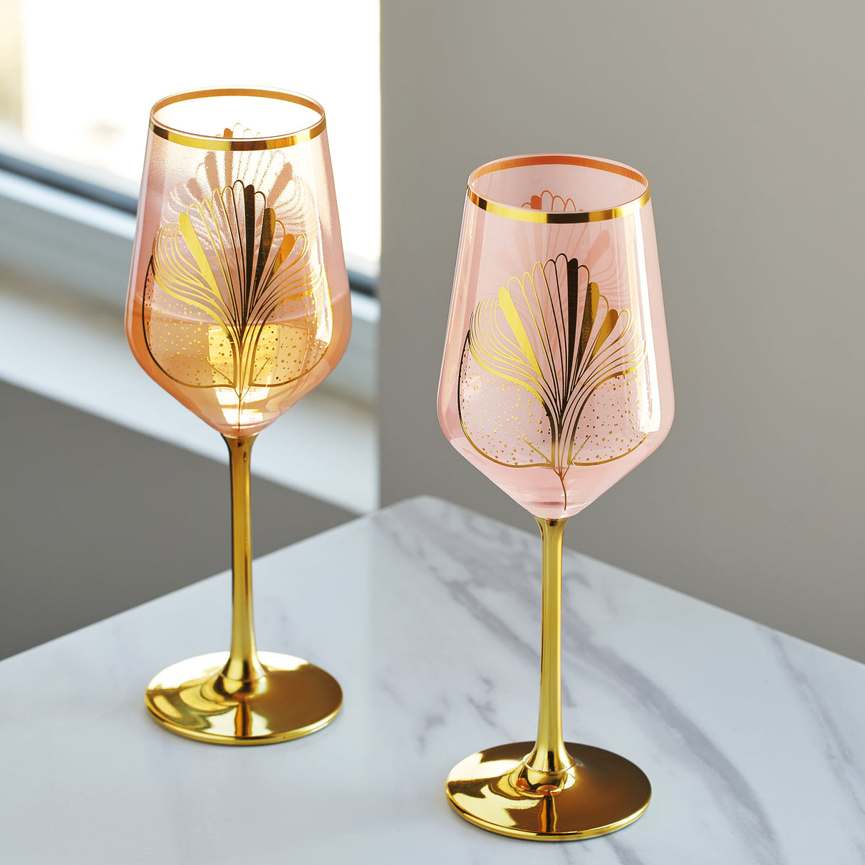 Trevi Stemmed Wine Glassware, Set of 4