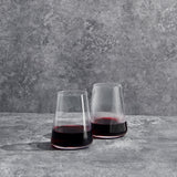 Como Stemless Wine Glassware, Set of 2