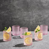 Monet Hobnail Lowball Glassware, Set of 6