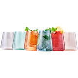 Tonal Stemless Wine Glassware, Set of 6
