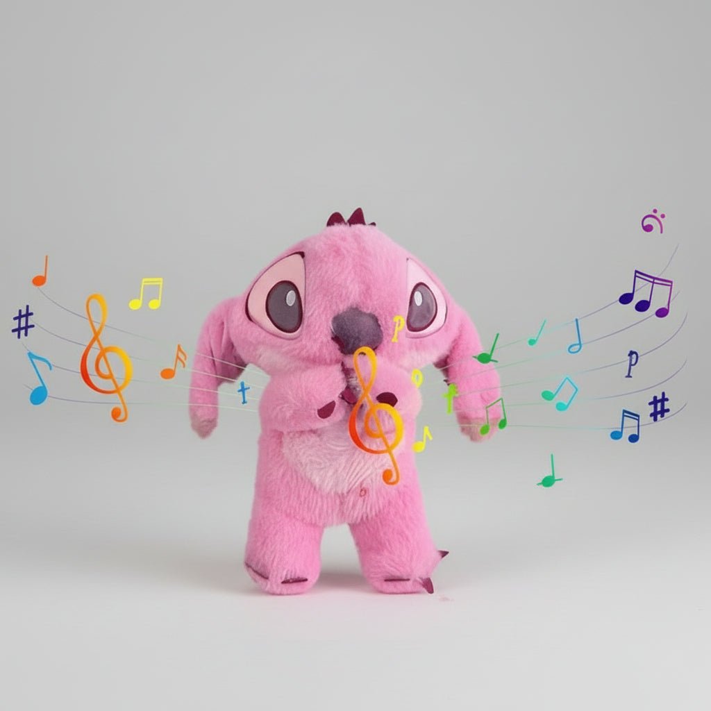 Calming Breathing Plush Toy with Night Light Sleep Aid Stuffed Animal