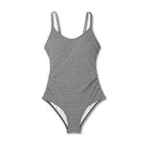 Kona Sol Women's Ruched Full Coverage One Piece Swimsuit Swimwear