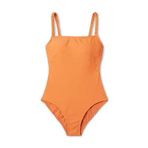 Kona Sol Women's One Piece Swimsuit Medium Coverage Scrunchie Strap