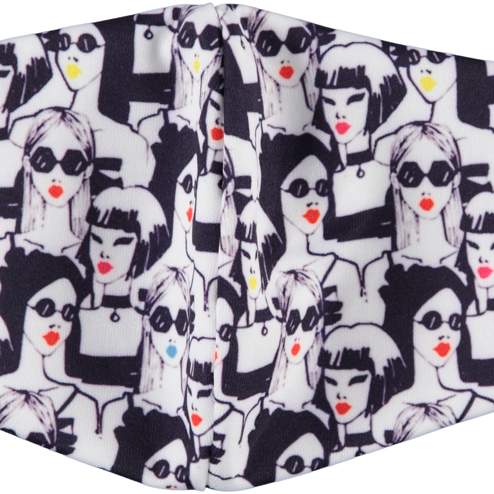 6-Pack: Women's Reusable Machine Washable Masks