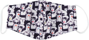6-Pack: Women's Reusable Machine Washable Masks