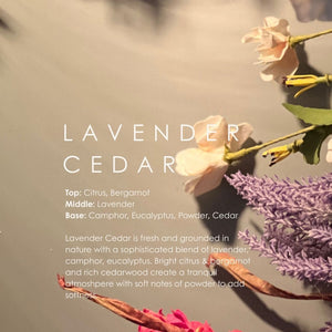 Lavender Cedar Candle