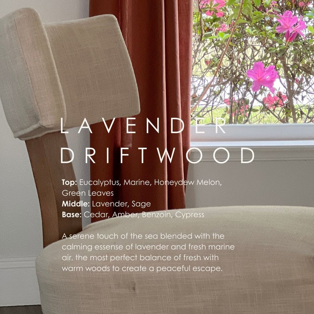 Lavender Driftwood Candle
