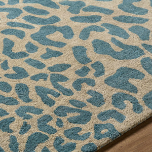Lockbourne Leopard Print Area Rug