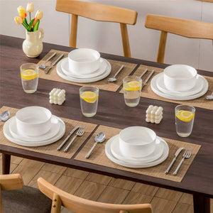 Leah 12 Piece Dinnerware Set for 4