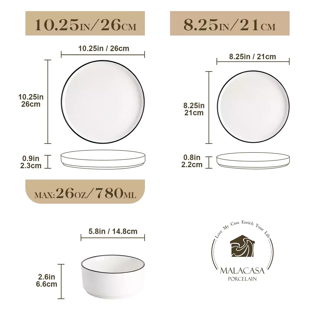 Leah 12 Piece Dinnerware Set