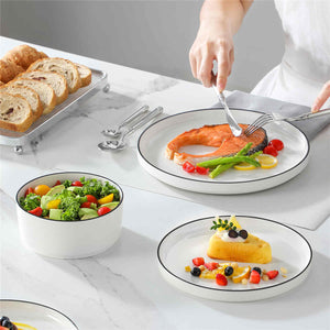Leah 24 Piece Dinnerware Set for 8
