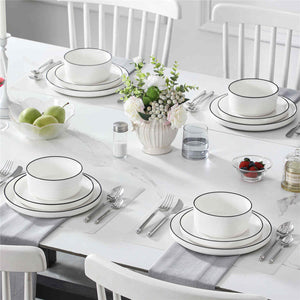 Leah 24 Piece Dinnerware Set for 8