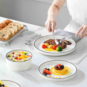 Leah 18 Piece Dinnerware Set