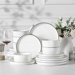 Leah 18 Piece Dinnerware Set