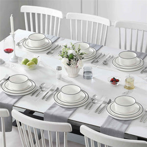 Leah 18 Piece Dinnerware Set