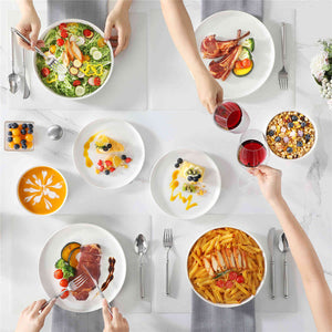 Leah 24 Piece Dinnerware Set