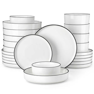 Leah 24 Piece Dinnerware Set