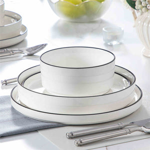 Leah 24 Piece Dinnerware Set
