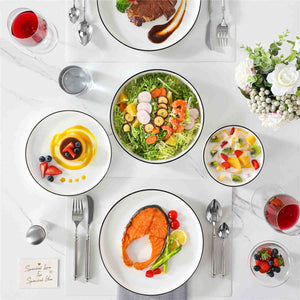 Leah 24 Piece Dinnerware Set