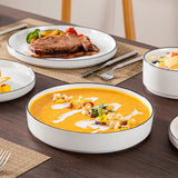 Leah 24 Piece Dinnerware Set for 6