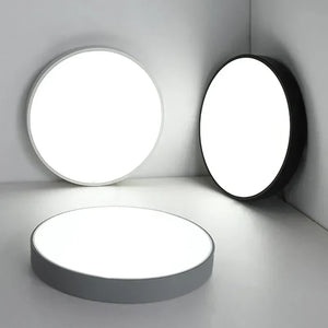 Modern Minimalist Round LED Ceiling Light 1-Light Indoor Hardwired