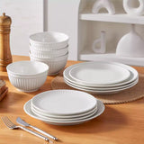 Leila 12 Piece Dinnerware Set