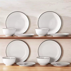 Leila 12 Piece Dinnerware Set