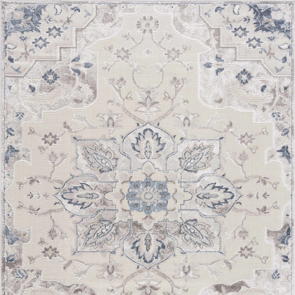 Calum Blue & Gray Area Rug - Clearance