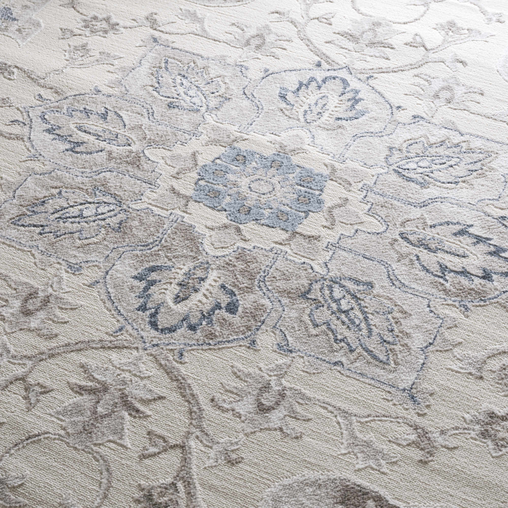 Calum Blue & Gray Area Rug - Clearance