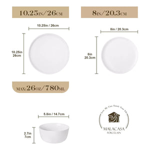 Lexi 12 Piece Dinnerware Set