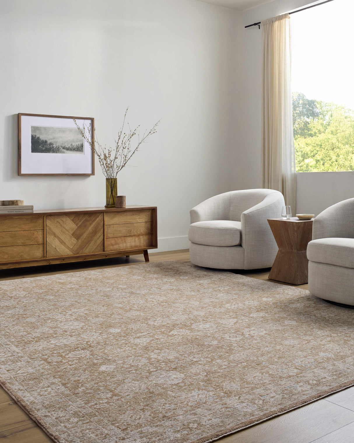 Andres Olive Area Rug