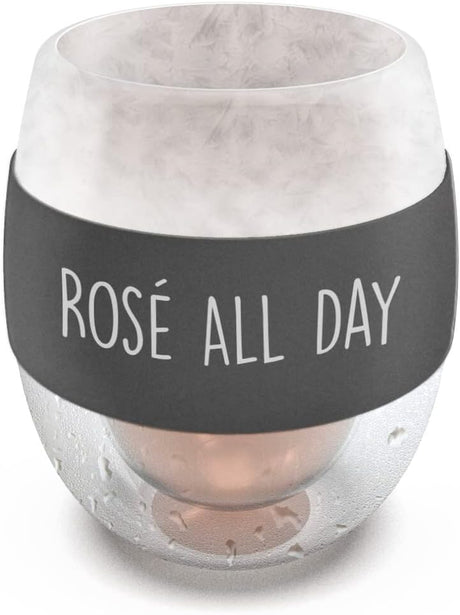 Freezer-Chilled-Stemless-Wine-Glass,-Double-Walled-Insulated-Frozen-Chiller-Cup-(8.5oz)-Fun-Wine-Lover-Gift-for-Women/Her-Rose-All-Day-(Gift-Boxed)-
