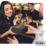 SoHo Margarita Glass Best Friend Gift for Women, 12oz Insulated Double Walled Frozen Drinking Stemless Cup (Keeps Drink Iced Cold) (Gift Boxed)