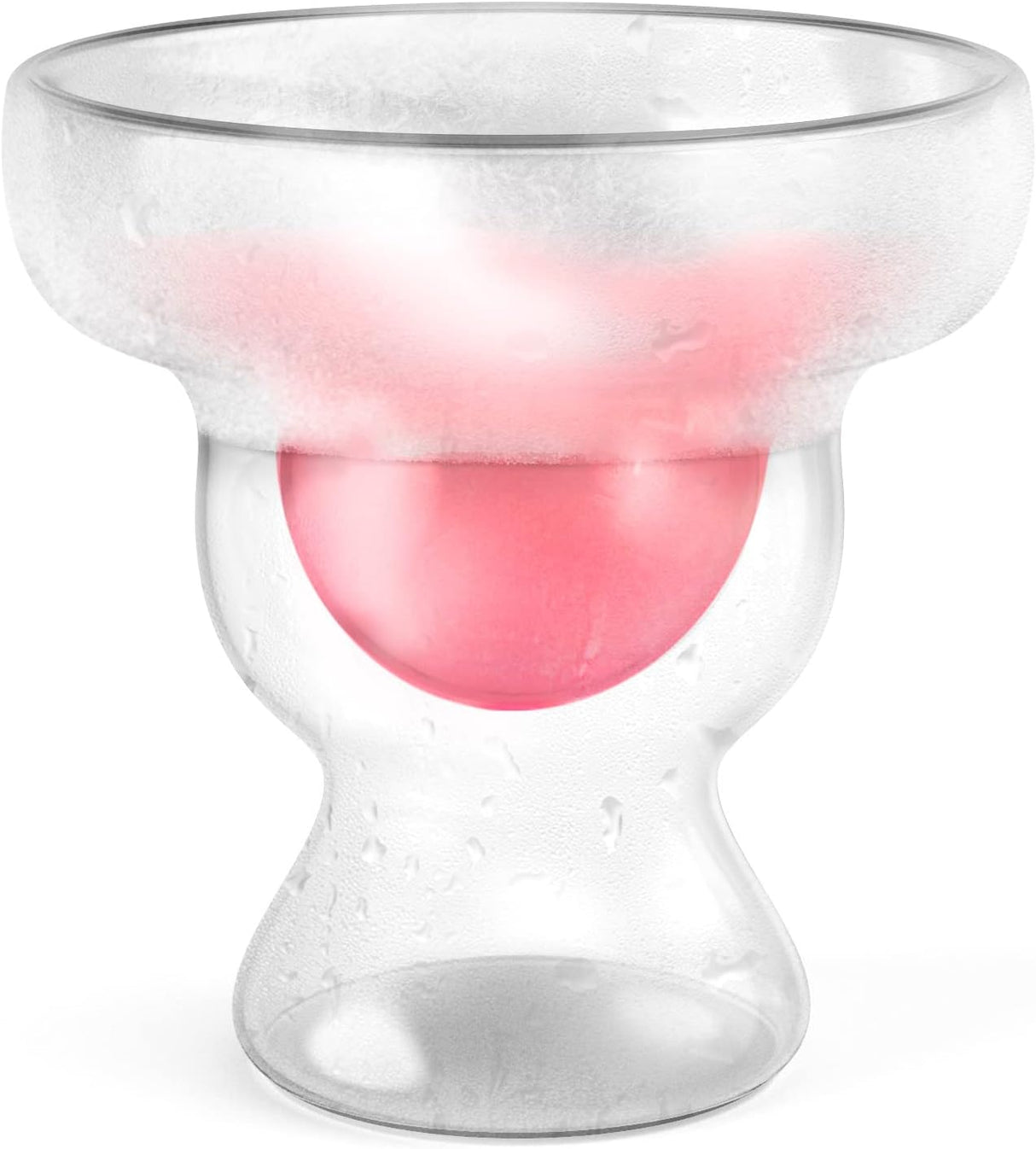 Frozen Margarita Glass - Stemless 12oz Double Wall Freezable Gel Chiller Cocktail Glass - Ice Cold Freezer Drinking Cup, Gift Boxed Present for Christmas, Birthday (1 count)