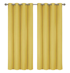 2 Pack - 55" x 84" Solid Thermal Blackout Panels (19 Colors)