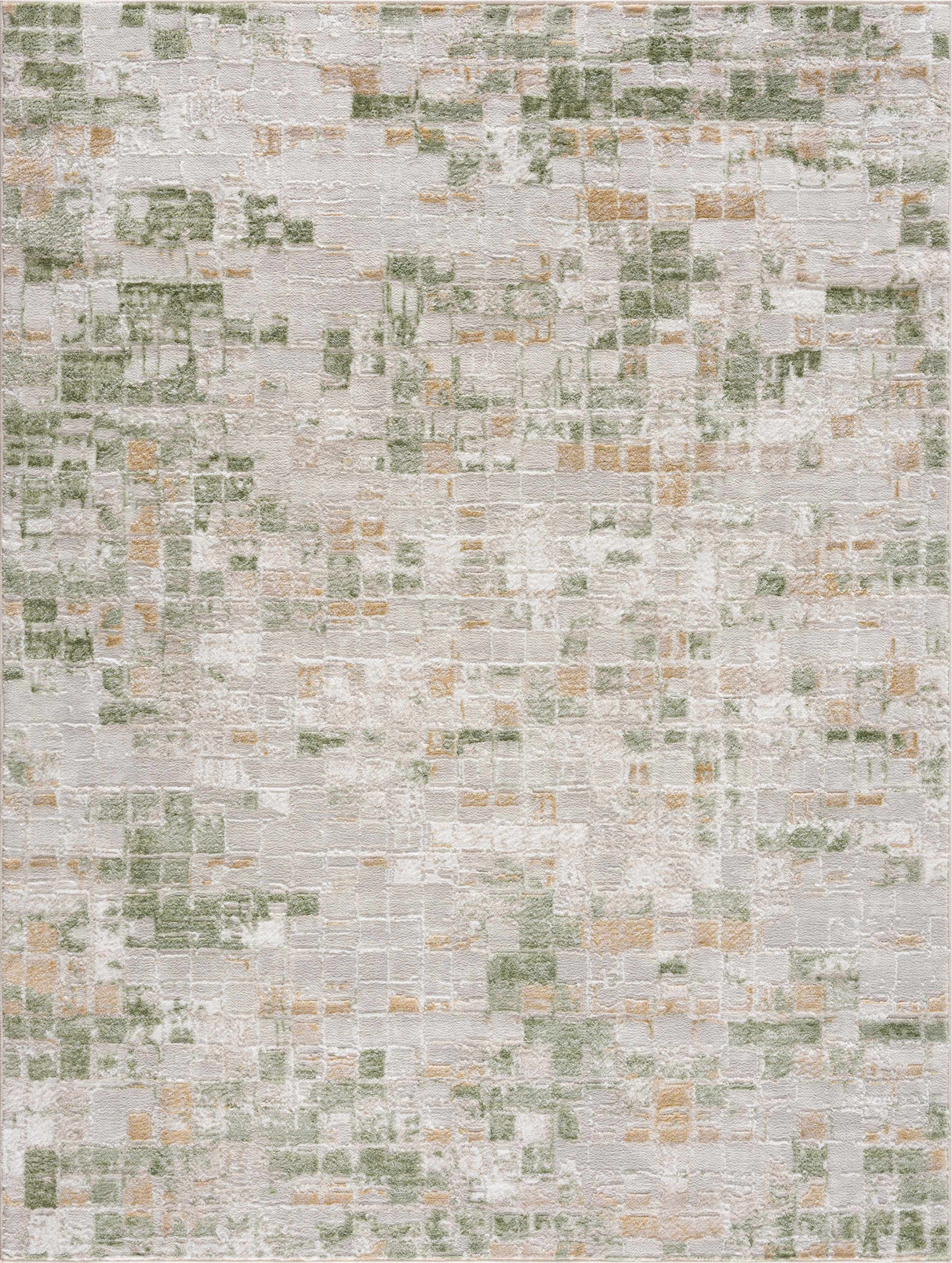 Liveri Green Mosaic Rug