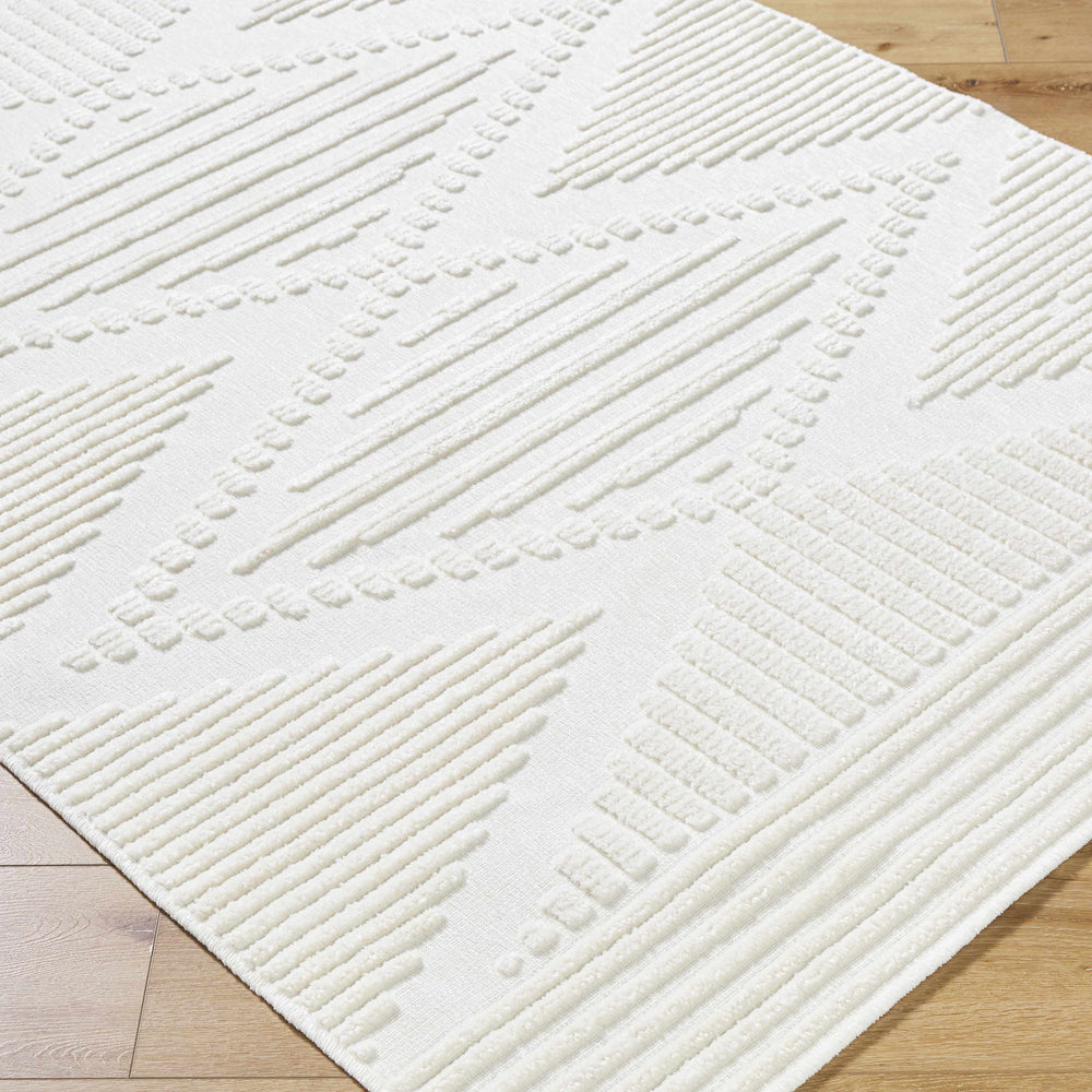 Annika Beige 3D Washable Area Rug