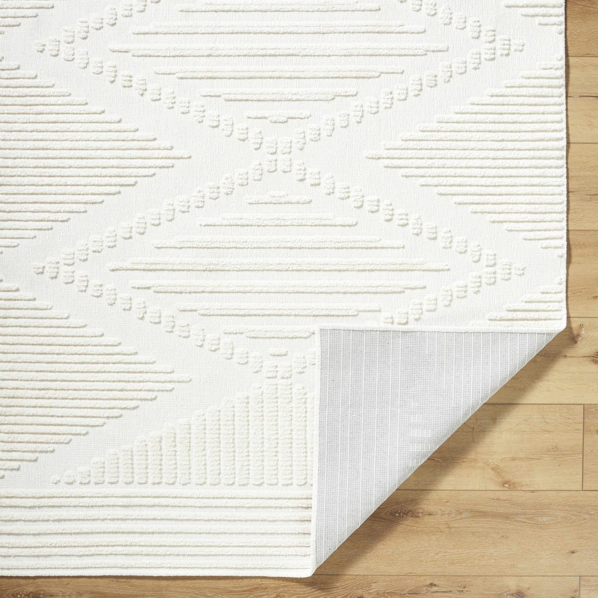 Annika Beige 3D Washable Area Rug