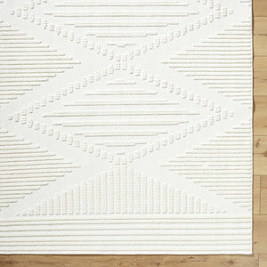 Annika Beige 3D Washable Area Rug