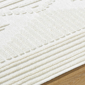 Annika Beige 3D Washable Area Rug