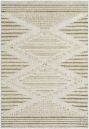 Annika Light Brown 3D Washable Area Rug