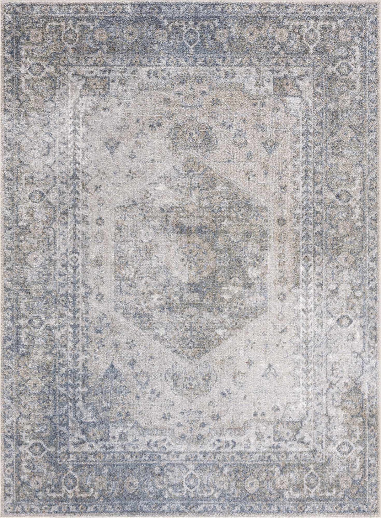 Gael Blue Boutique Washable Rug