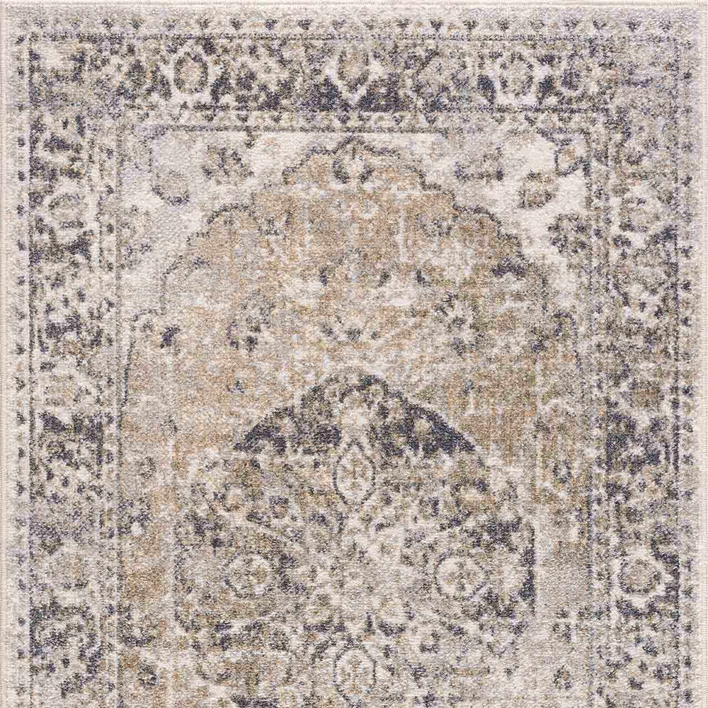 Rudo Beige Flat Pile Washable Rug
