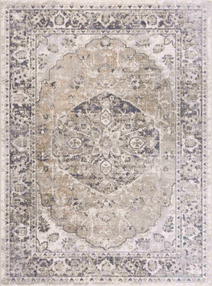 Rudo Beige Flat Pile Washable Rug