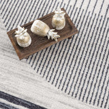 Thad Medium Gray Washable Area Rug
