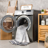 Thad Medium Gray Washable Area Rug