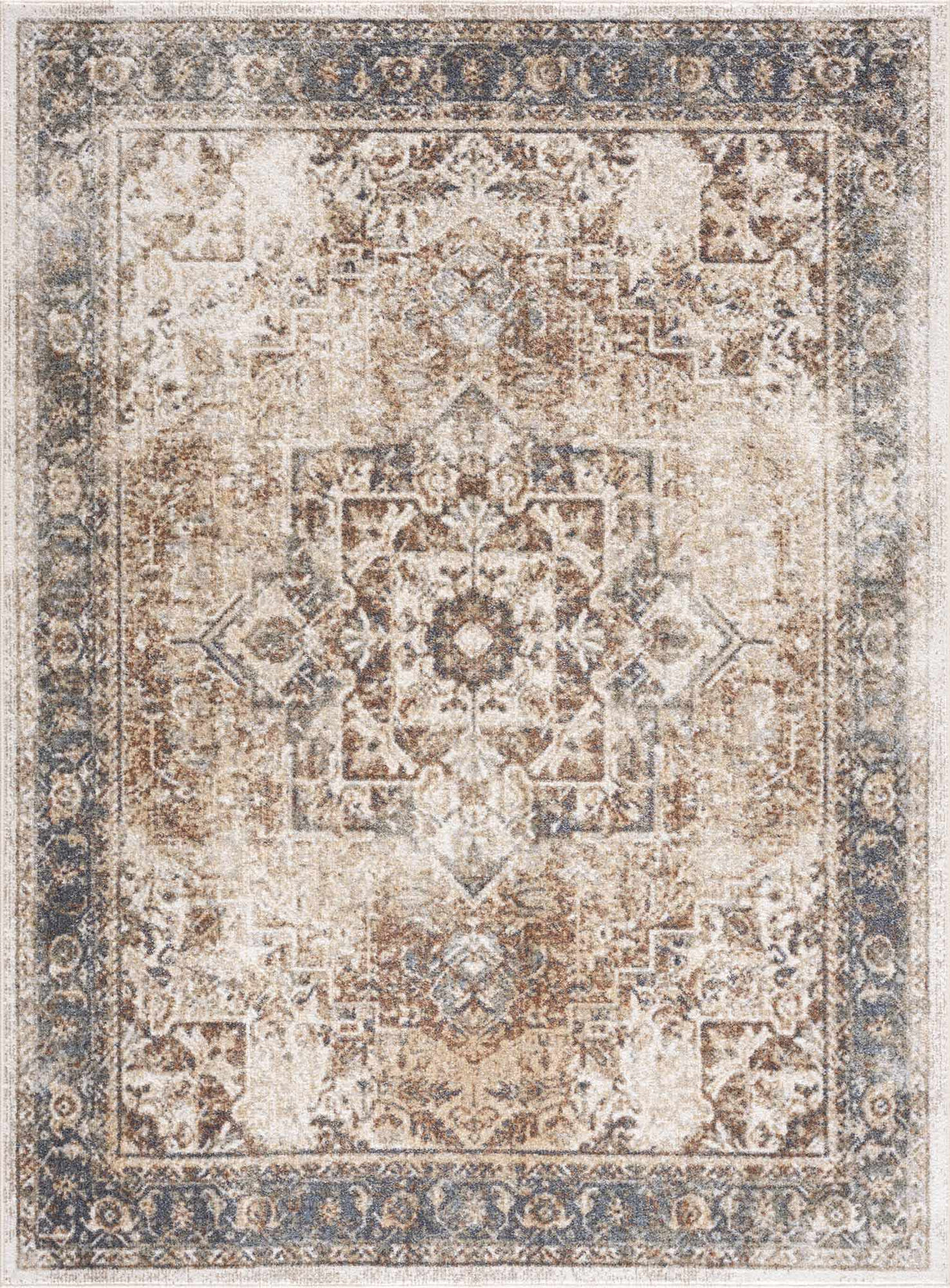 Heritage Style Flat Pile Washable Rug