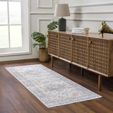Ezri Flat Pile Washable Rug