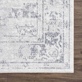 Akram Antrasit Flat Pile Washable Rug